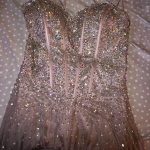 Jeweled Prom Dress